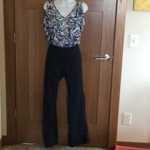 Navy Blue CAbi Pants, Size 4, Excellent Condition